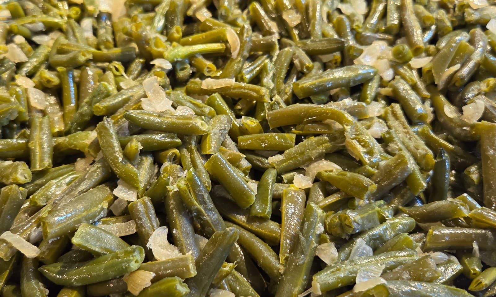 Fasole verde cu usturoi 🥦